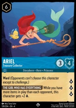 Arielle - Schatzsammlerin 4URS-139 Super Rare Near Mint Deutsch Foil