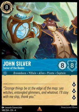 John Silver - Terror of the Realm 4URS-148 Rare Excellent Englisch Foil