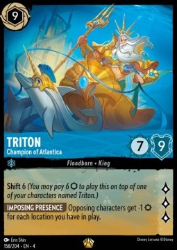 Triton - Champion of Atlantica 4URS-158 Legendary Excellent Englisch