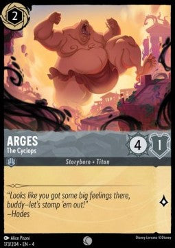 Arges - The Cyclops 4URS-173 Common Excellent Englisch Foil