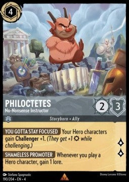 Philoctetes - No-Nonsense Instructor 4URS-190 Rare Excellent Englisch