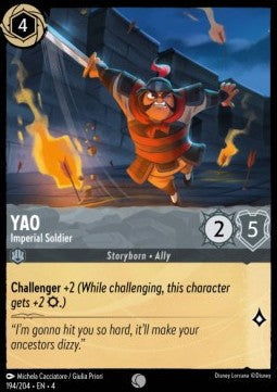 Yao - Imperial Soldier 4URS-194 Common Excellent Englisch Foil