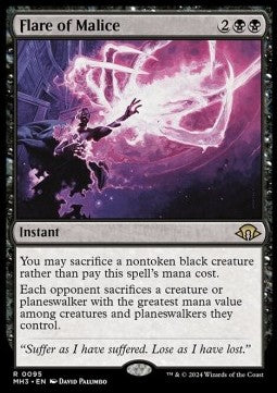 Flare of Malice MH3-95 Rare Near Mint Englisch Foil