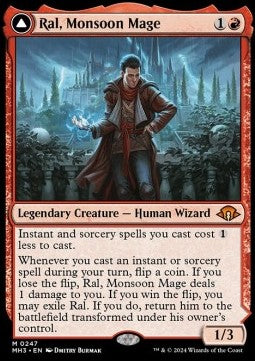 Ral, Monsoon Mage // Ral, Leyline Prodigy MH3-247 Mythic Good Englisch