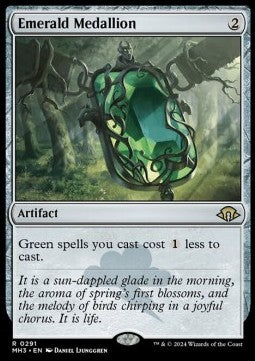 Emerald Medallion MH3-291 Rare Good Englisch