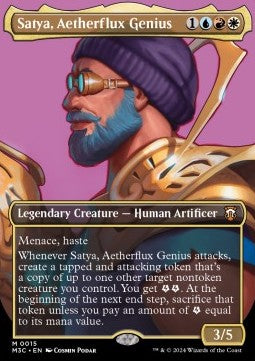 Satya, Ätherstrom-Genie (V.1) XM3C-15 Mythic Excellent Deutsch