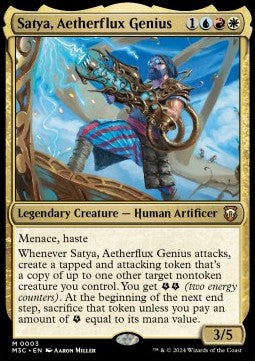 Satya, Aetherflux Genius M3C-3 Mythic Near Mint Englisch