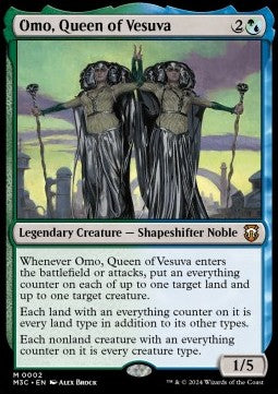 Omo, Queen of Vesuva M3C-2 Mythic Good Englisch Foil