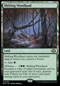 Shifting Woodland MH3-228 Rare Near Mint Englisch