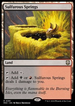 Sulfurous Springs M3C-381 Rare Near Mint Englisch