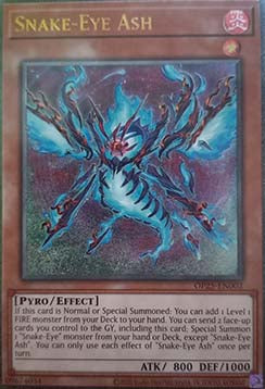 Schlangenauge Esche OP25-DE002 Ultimate Rare Near Mint Deutsch