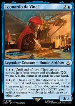 Leonardo da Vinci ACR-20 Mythic Excellent Englisch Foil