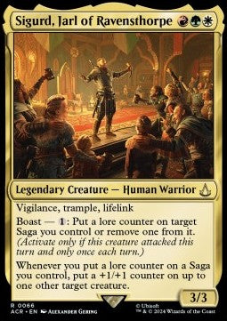 Sigurd, Jarl of Ravensthorpe ACR-66 Rare Near Mint Englisch Foil