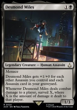 Desmond Miles ACR-24 Rare Near Mint Englisch