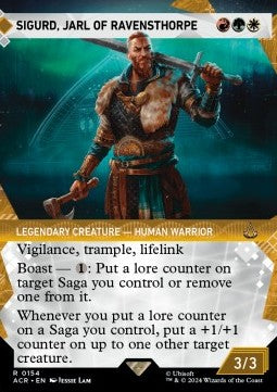 Sigurd, Jarl of Ravensthorpe XACR-154 Rare Near Mint Englisch Foil