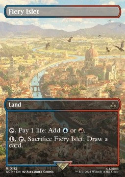 Fiery Islet XACR-112 Rare Near Mint Englisch Foil