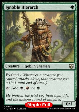 Ignoble Hierarch XM3C-234 Rare Excellent Englisch Foil