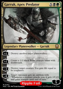 Garruk, Apex Predator XM3C-262 Mythic Excellent Englisch Foil