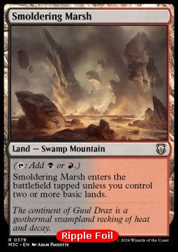 Smoldering Marsh XM3C-379 Rare Near Mint Englisch Foil