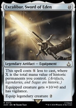 Excalibur, Sword of Eden ACR-72 Rare Light Played Englisch