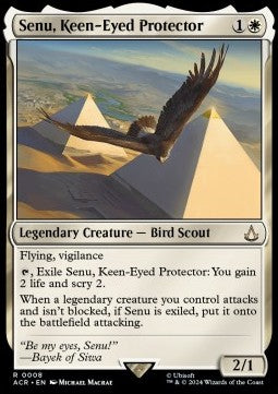 Senu, Keen-Eyed Protector ACR-8 Rare Excellent Englisch Foil