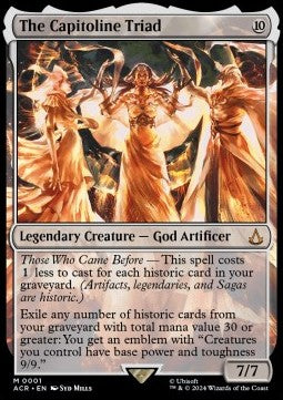 The Capitoline Triad ACR-1 Mythic Excellent Englisch