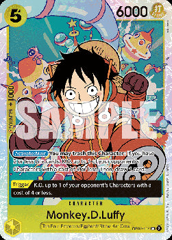 Monkey.D.Luffy (OP07-109) (V.1) OP07 Super Rare Near Mint Englisch