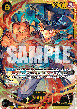 Sabo (OP07-118) (V.1) OP07 Secret Rare Boosterfrisch Englisch