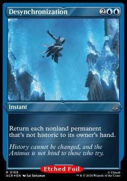 Desynchronization XACR-189 Rare Excellent Englisch Foil