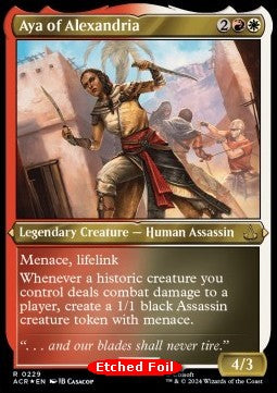 Aya of Alexandria XACR-229 Rare Near Mint Englisch Foil
