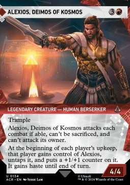Alexios, Deimos of Kosmos (V.1) XACR-134 Uncommon Light Played Englisch Foil