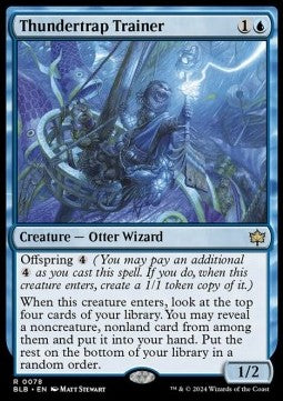 Thundertrap Trainer BLB-78 Rare Near Mint Englisch Foil