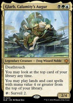 Glarb, Augur des Unheils BLB-215 Mythic Near Mint Deutsch Foil