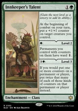 Innkeeper's Talent BLB-180 Rare Light Played Englisch