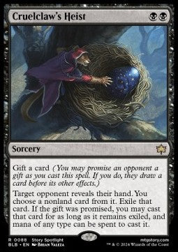 Cruelclaw's Heist BLB-88 Rare Good Englisch Foil