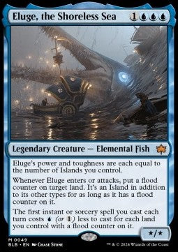 Eluge, die uferlose See BLB-49 Mythic Excellent Deutsch Foil