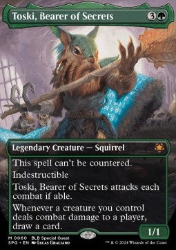 Toski, Bearer of Secrets SPG-60 Mythic Near Mint Englisch