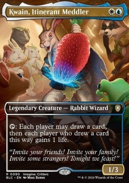 Kwain, Itinerant Meddler XBLC-90 Rare Near Mint Englisch Foil