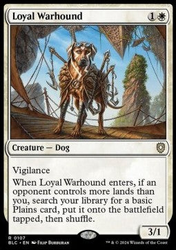 Loyal Warhound BLC-107 Rare Excellent Englisch