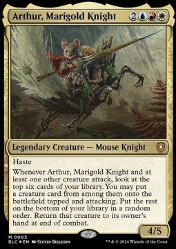 Arthur, Marigold Knight BLC-5 Mythic Excellent Englisch Foil