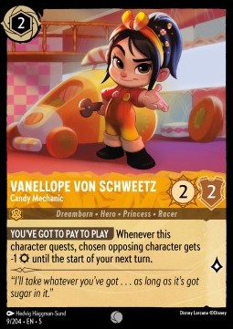 Vanellope von Schweetz - Süßigkeiten-Mechanikerin 5SSK-9 Common Near Mint Deutsch Foil