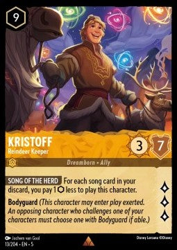 Kristoff - Reindeer Keeper 5SSK-13 Rare Excellent Englisch