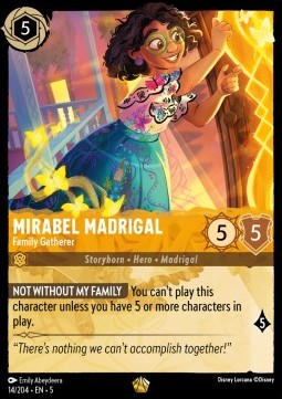 Mirabel Madrigal - Family Gatherer 5SSK-14 Legendary Excellent Englisch