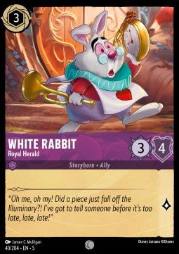 White Rabbit - Royal Herald 5SSK-43 Common Excellent Englisch Foil