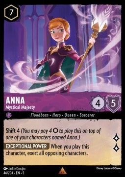 Anna - Geheimnisvolle Majestät 5SSK-46 Rare Near Mint Deutsch
