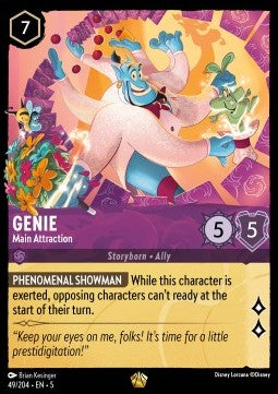 Genie - Main Attraction 5SSK-49 Legendary Near Mint Englisch