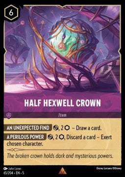 Half Hexwell Crown 5SSK-65 Rare Excellent Englisch