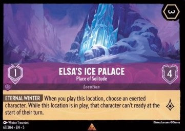 Elsa's Ice Palace - Place of Solitude 5SSK-67 Rare Excellent Englisch
