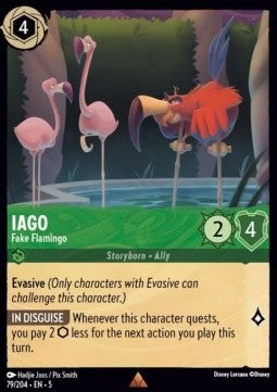 Iago - Fake Flamingo 5SSK-79 Rare Excellent Englisch