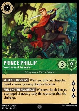 Prince Phillip - Swordsman of the Realm 5SSK-83 Super Rare Excellent Englisch